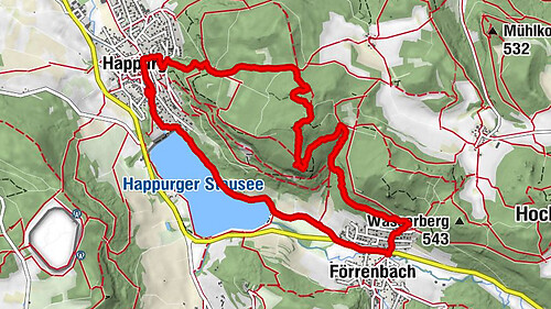 Happurger Stausee + Hohler Fels