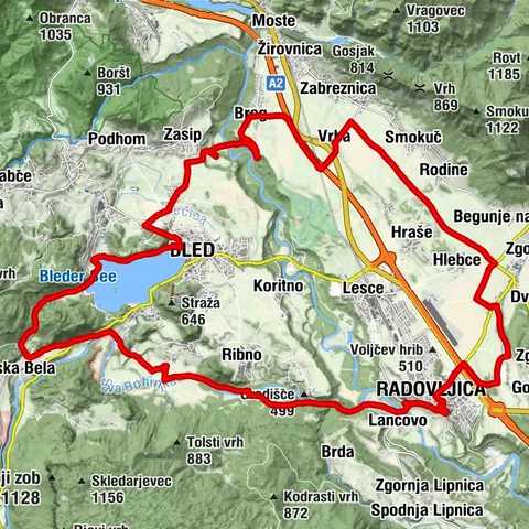 Along Sava River to Bled