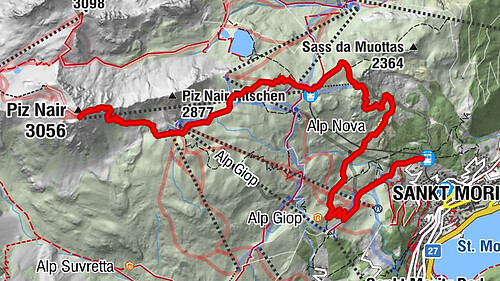 Piz Nair - Corviglia - Chantarella
