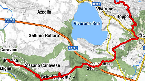 Alta Via dell'Anfiteatro Morenico di Ivrea: Tappa 2  Lago di Bertignano  - Castello di Masino
