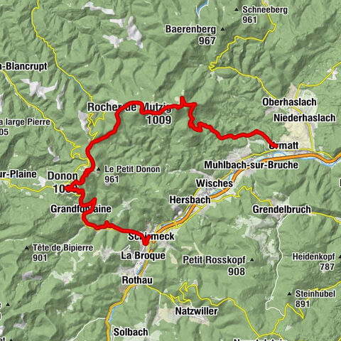 Crossing the Vosges Mountains - Stage 8 - Urmatt - Schirmeck