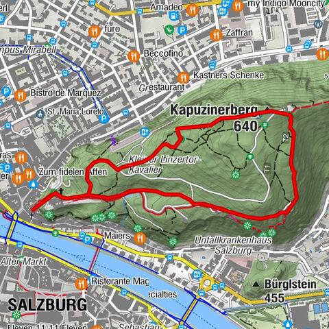 Kapuzinerberg in Salzburg