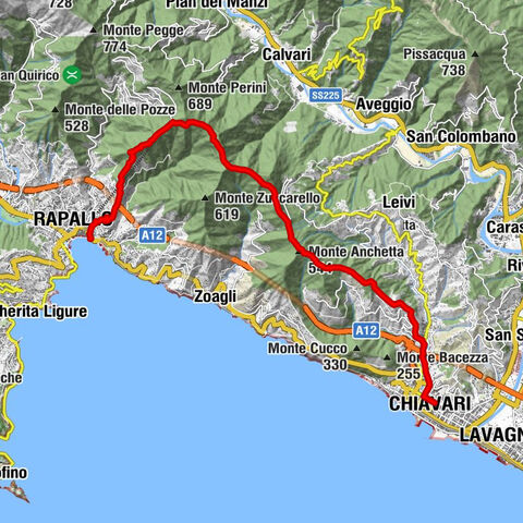 High Variant Leg 8 Chiavari – Montallegro - Rapallo