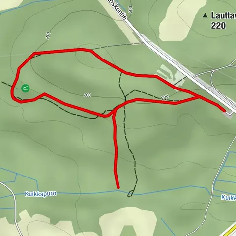 Lauttavaara nature trail 2.5 km, Lentua