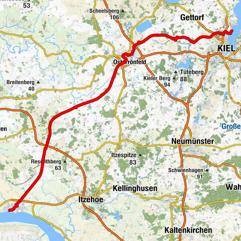 Marsch zwischen den Meeren (Nord-Ostsee-Kanal)