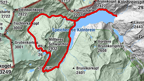 "Elendrunde" Kleinelend Valley - Zwischenelendscharte - Großelend Valley