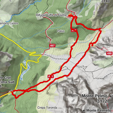 Passo Staulanza Rifugio Città di Fiume