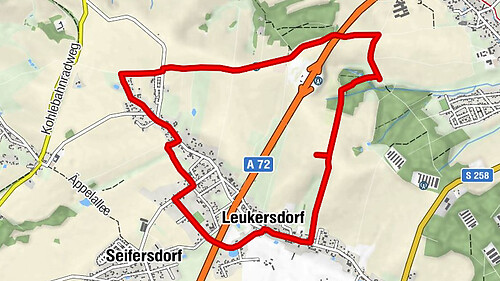 Leukersdorf with a view