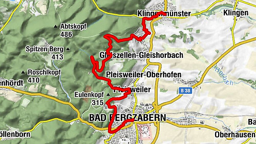 Pfälzer Weinsteig Stage 10 Klingenmünster - Bad Bergzabern