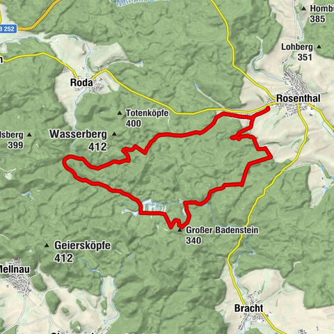 Franzosenwiesentour near Rosenthal