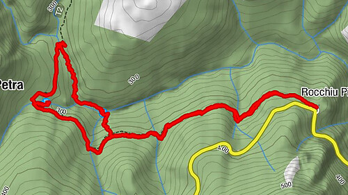 Baden unter dem Wasserfall