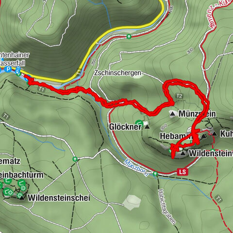 Kuhstall, Himmelsleiter und Schneiderloch