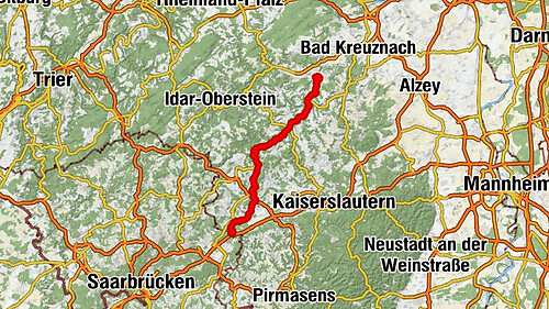 Glan-Blies cycle path | Waldmohr - Staudernheim