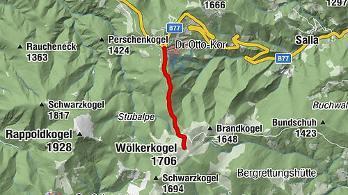 Winterwanderung vom Gaberl zur Steinernen Miarz