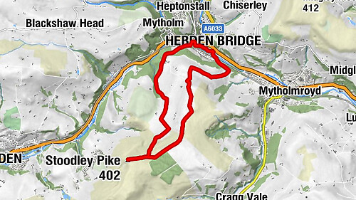 Hebden Bridge - Wood Top - Great Jumps - Stoodley Pike