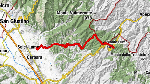Federicco - Galliano - Monte Fiorino - Città di Castello