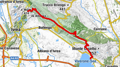 Cammino di San Carlo | Stage 12 Chiaverano - Viverone