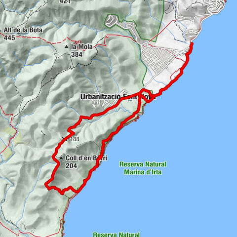 Peníscola / Peñíscola - lo Llosar - Cova dels Coloms - Coll d'en Berri