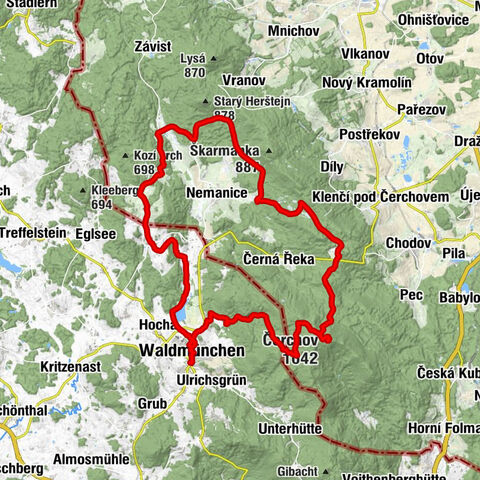 E-MTB Waldmünchen - Cerchov