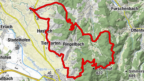 Renchen - Zur Schauenburg nach Oberkirch