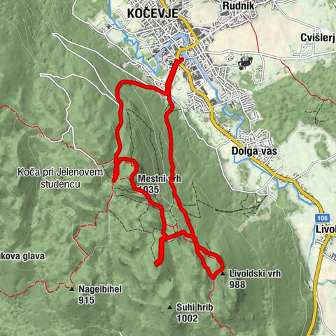 Trimček mountain trail