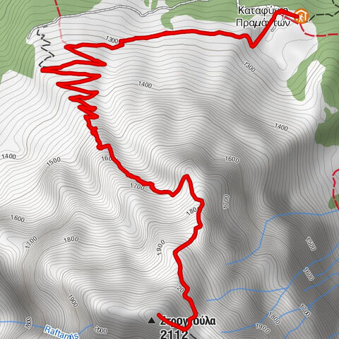 Καταφύγιο Πραμάντων - Στρογγούλα