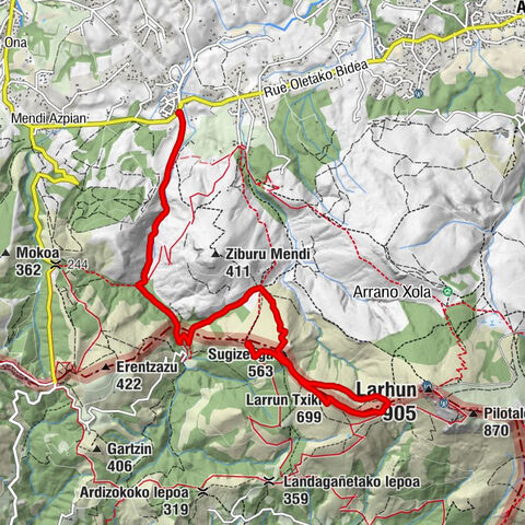 Olhette - Larrun Txiki - Zizkuitza - Yasola Benta