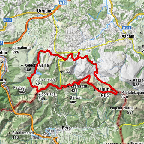 Sare - Larhun - Manttale - Urrugne