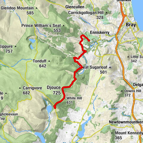 Powerscourt Demesne - Djouce - White Hill - Ballinastoe