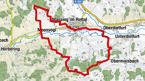 Gasthaus Rieder - Rottenwöhr - Keilroßbach - Marktkapelle "Sieben Schmerzen Mariens"