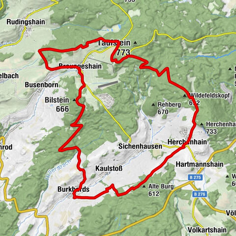 Hoherodskopf - Gackerstein - Bilstein - Ev. Kirchengemeinde Burkhards / Kaulstoß