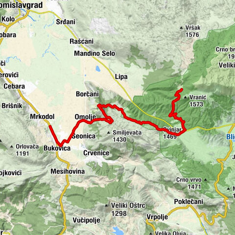 Naselje Bukovica - Orla Kuk - Svinjar - Naselje Kongora