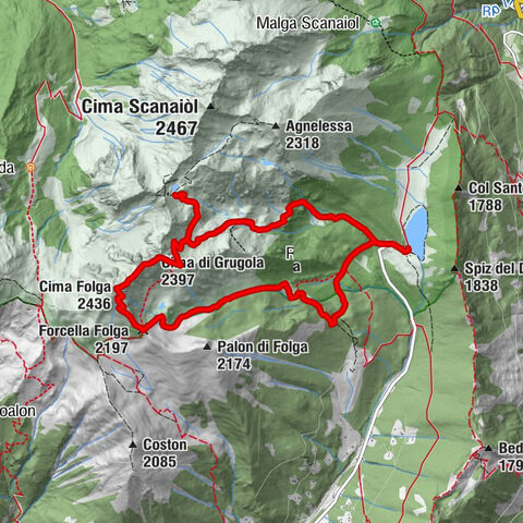 Rifugio Miralago - Cima Folga - Cima di Grugola - Forcella Grugola