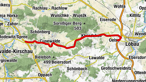 Halbendorf/Gebirge - Löbau - Suppo - Oelsa