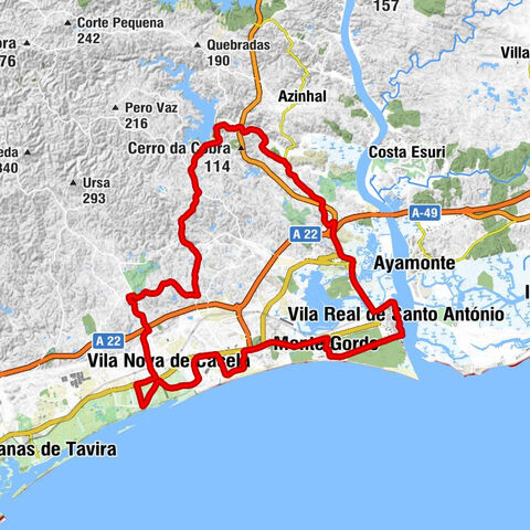 Vila Real de Santo António - Ayamonte - Castro Marim - São Lupi