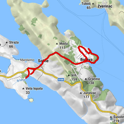 Božava - Soline - crkva svetog Jakova