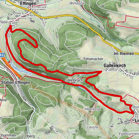 Linn - Effingen - Bruderhöhle - Gallenkirch