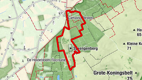 Oranje route Sprengenberg