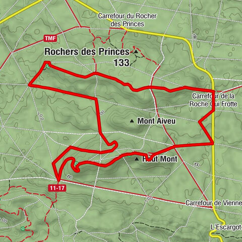 Carrefour de la Roche Qui Frotte - Carrefour de la Malmontagne