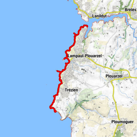 Porz Skaf - Loden Kerludu - Pors Ar Marc'h - Plouarzel