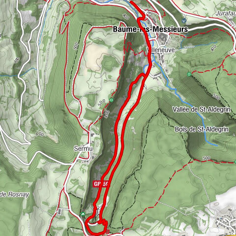 Granges-sur-Baume - Baume-les-Messieurs - Chapelle Saint-Roch - Restaurant des Grottes