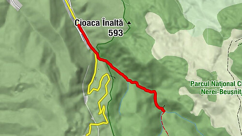 La Moara Veche - P cu nisip - Cascada Șușara