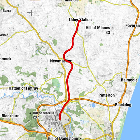 Dyce - Little Goval - Rosehall - Udny Station
