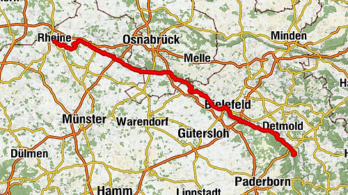 St. Dionysius - Hankenüll - Hengeberg - Lippische Velmerstot