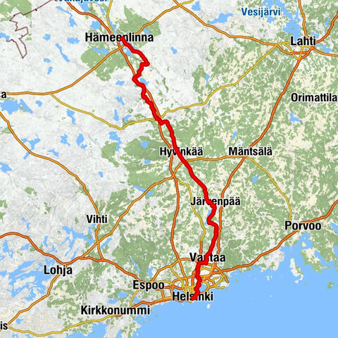 Helsinki - Malmimäki - Savion Seurakuntatalo - Keinusaari
