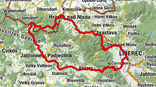 Liberec - Kelchstein - Kelchsteinwächter - Doppelkopf