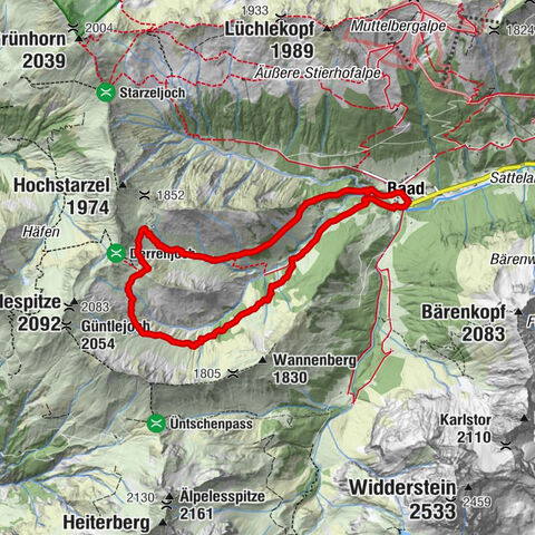 Circular hike through the Derratal