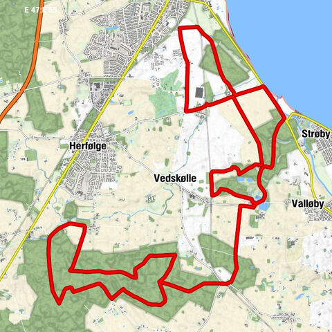 Egøje - Køge - Vallø Slotskro