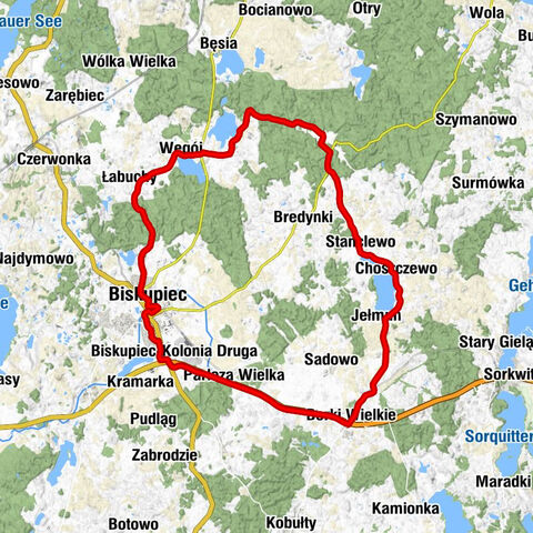 Biskupiec - Gęsikowo - Łabuchy - Kościół pw. Świętego Józefa Oblubieńca Najświętszej Maryi Panny i Wniebowzięcia Najświętszej Maryi P