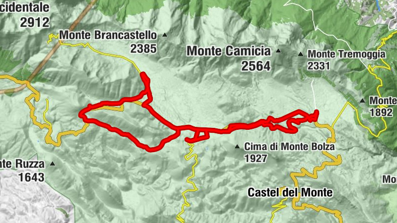 Ristoro Mucciante - Rifugio Lago Racollo - Grotta della Valianara